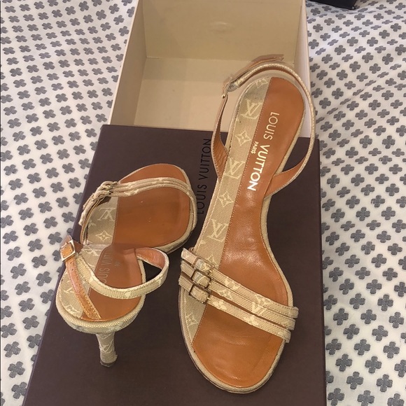 Vintage Louis Vuitton Heels (Size 38.5 US 7.5) - Picture 4 of 6